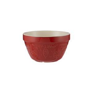 Mason Cash Merry & Bright S36 (0.95 Qt.) All Purpose Bowl/Pudding Basin (Red)